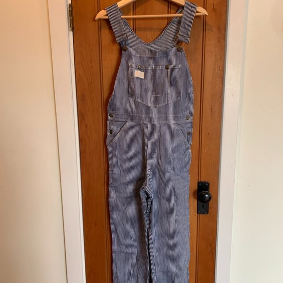 Vintage Hickory Stripe Smiths Overalls 28" W - Picture 4 of 5